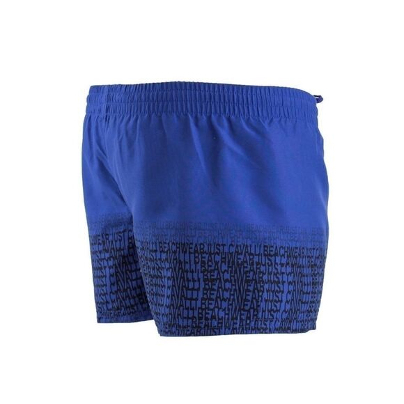 New Just Cavalli Men XS / EU 46 Blue Short Shorts Swim Trunks Beach Swimsuit - Picture 4 of 5